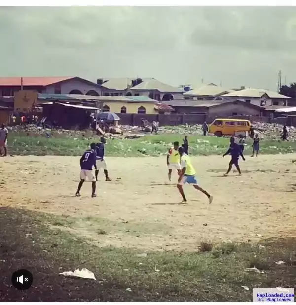 OritseFemi Sustains Serious Injuries during a Local football Match